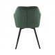 Chair R-63 /1040*700*450 black metal/emerald corduroy fabric Wind Furniture