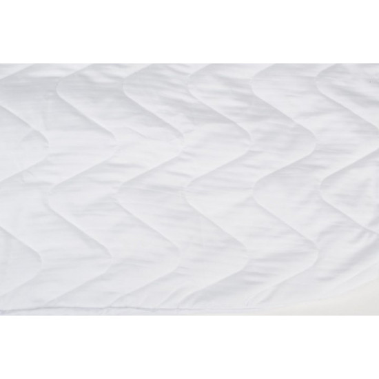 Mattress cover magic of dreams Wave with elastic bands at the corners 140*190 white