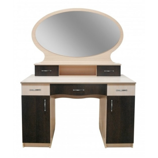 Dressing table Augustine MAXI-FURNITURE Milky oak/Wenge magic (9158)