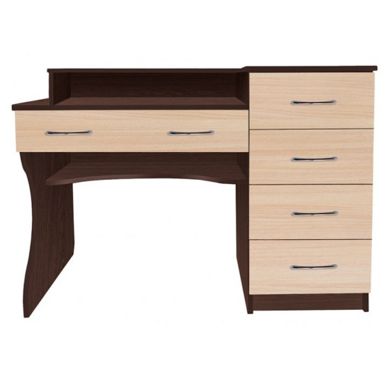 Diana dressing table without mirror MAXI-FURNITURE Wenge magic/Milk oak (9502)