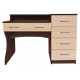 Diana dressing table without mirror MAXI-FURNITURE Wenge magic/Milk oak (9502)