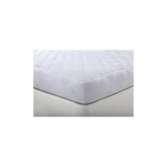 Matroluxe stretch mattress cover, white calico 25 cm 140x200