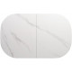 Dining table Vetro Mebel TML-866 White marble (TML-866-white-marble)