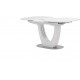 Dining table Vetro Mebel TML-866 White marble (TML-866-white-marble)