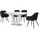 Dining table Vetro Mebel TML-866 White marble (TML-866-white-marble)