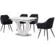 Dining table Vetro Mebel TML-866 White marble (TML-866-white-marble)