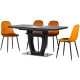 Dining table Vetro Mebel TML-860-1 Black onyx (TML-860-1-black-onyx)