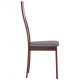 Dining chair AMF Portland dark walnut / graphite fabric color