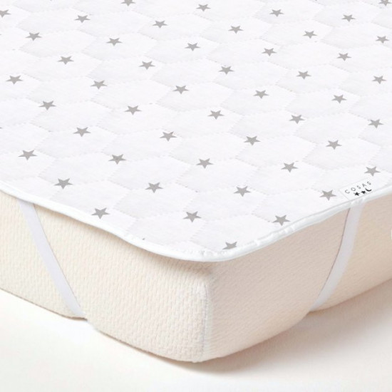 Quilted mattress cover Cosas 160x200 StarGrey (4822052055342)