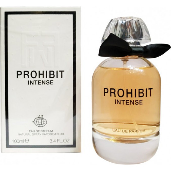  Парфюмированная вода для женщин Fragrance World Prohibit Intense 100 мл (3556585012640)