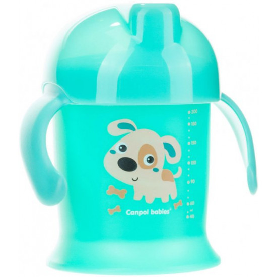 Canpol Babies Bunny&Company Sippy Mug 200 ml Turquoise (31/300 Turquoise)