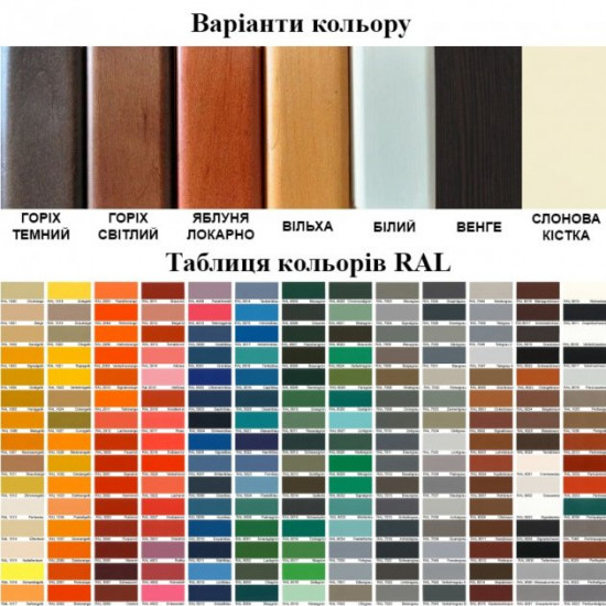 Ліжко Вега 1200х1900 мм., Горіх