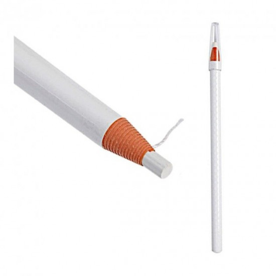 Pencil White for constructing and fixing a sketch of Dragonhawk tattoo with self-sharpening thread