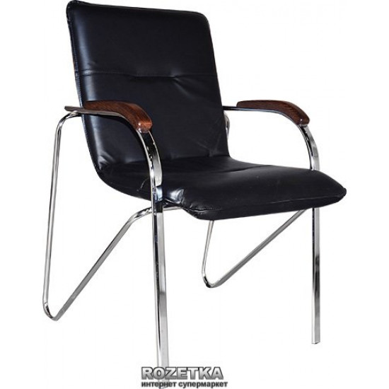 Chair Primtex Plus Samba chrome wood 1.031 CZ-3 Black