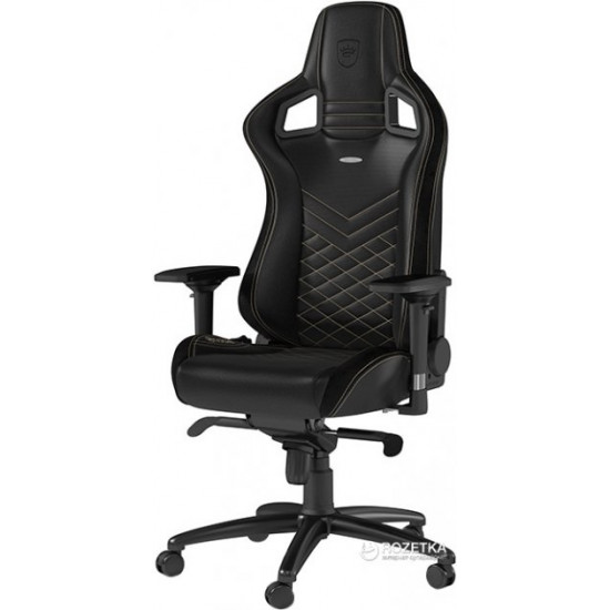 Крісло геймерське NOBLECHAIRS Epic Series Black/Gold (NBL-PU-GOL-002)