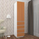 Hinged wardrobe FlashNika Hold 30 Nymphea alba + mountain alder