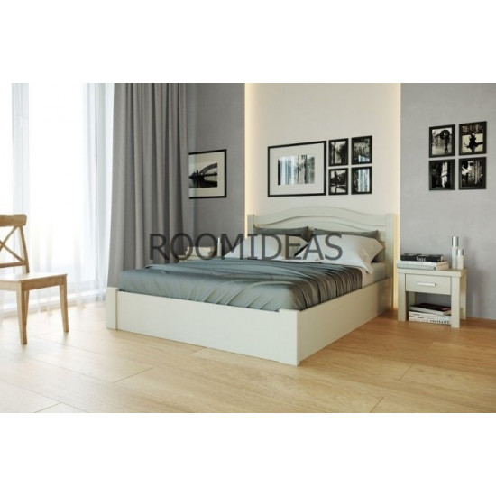 Bed Athena New with PM Shield Beech LION White 180x200 cm