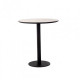 Round bar table MDF + metal BT-01 Vetro Mebel Concrete