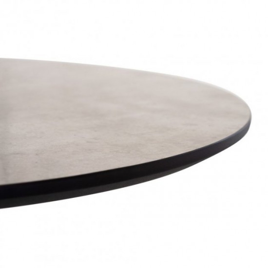 Round bar table MDF + metal BT-01 Vetro Mebel Concrete