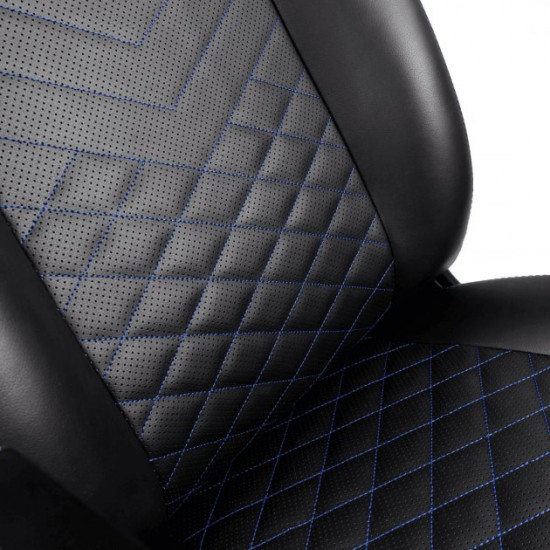 Крісло геймерське NOBLECHAIRS Icon Black/Blue (NBL-ICN-PU-BBL)