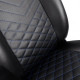 Крісло геймерське NOBLECHAIRS Icon Black/Blue (NBL-ICN-PU-BBL)