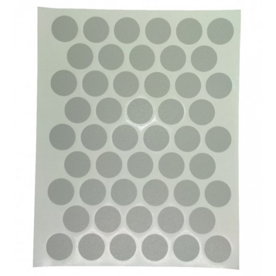 Self-adhesive plug for confirmation Weiss 0288 gray