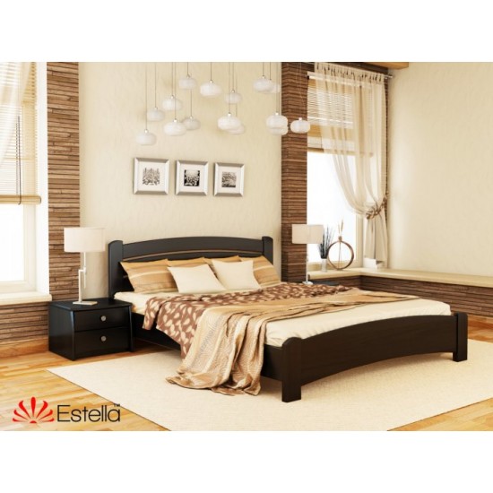 Double bed Venice Lux Estella 180x190 106 - wenge Masiv 2L25