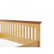 Camelia Lavender bed made of solid beech 120x200 natural wood