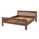 Bed Camelia Lavender solid beech 160x200 walnut