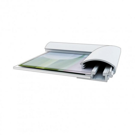 Frame click A0 25 profile 871x1219 mm Silver