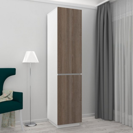 Hinged wardrobe FlashNika Hold 21 Nymphea alba + Sonoma truffle oak