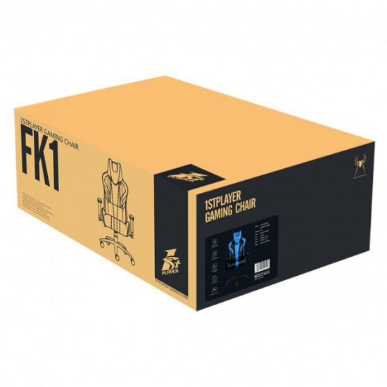 Крісло для геймерів 1stPlayer FK1 Black-Blue