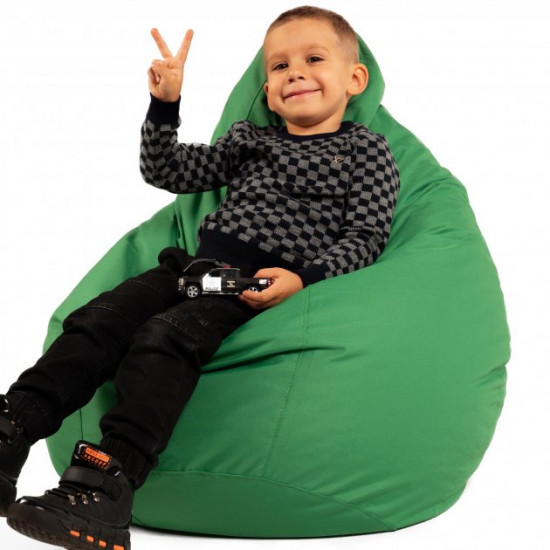 Armchair Bag Pear Oxford size 4kids Comfort Studio Green (012111)