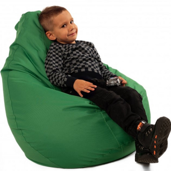 Armchair Bag Pear Oxford size 4kids Comfort Studio Green (012111)