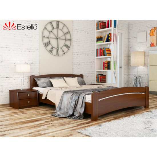 Double bed Venice Estella 140x190 108 - chestnut Masiv 2L4