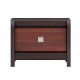 Bedside table BRV Lauren KOM_1S wenge/acacia Mali bronze (018)