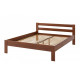 Camelia Alpina bed made of solid beech 160x200 walnut