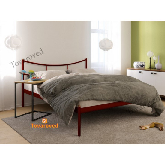 Metal double bed 160x190 Metakam Sakura-1 Red varnish