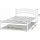 Metal bed MARGARITA TM METAL-DESIGN 90x190