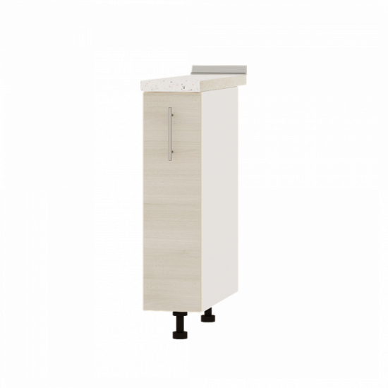 Kitchen Optima module Bottom with cargo H81-200 Chamonix Light - White 20x47x82 cm