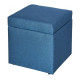 Ottoman opening into the hallway, into the bedroom laminated chipboard/bahama fabric blue Furniture Service