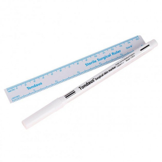 Marker White + soft ruler for tattooing DragonHawk