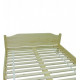 Double bed L-201 Skif 140x200 natural (transparent varnish)