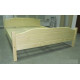 Double bed L-201 Skif 140x200 natural (transparent varnish)