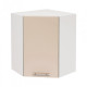 Upper corner module ROKO Rune 60x60x71.8 cm Almond gloss (20200034221)