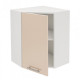 Upper corner module ROKO Rune 60x60x71.8 cm Almond gloss (20200034221)