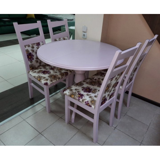 Round table 100x100 (140x100) cm ST-70-A marshmallow Skif