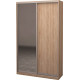 Two-door wardrobe Roko 120x242x45 cm chipboard + Mirror Sonoma Oak (20200025305)