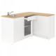 Cutout kitchen IKEA KNOXHULT 183x122x91 cm white (093.884.07)