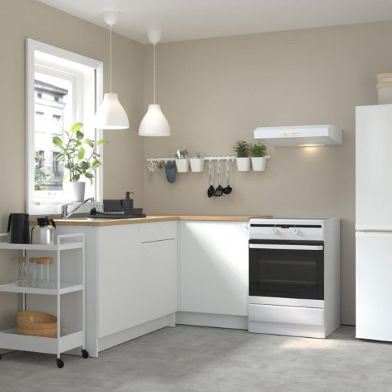 Cutout kitchen IKEA KNOXHULT 183x122x91 cm white (093.884.07)